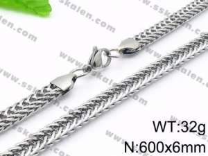 Stainless Steel Necklace - KN34214-KJ