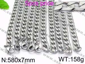 Stainless Steel Necklace - KN34259-KJ