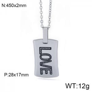 Stainless Steel Necklace - KN34935-K