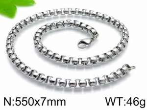 Stainless Steel Necklace - KN35049-Z