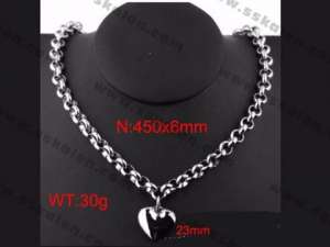 Stainless Steel Necklace - KN35196-Z