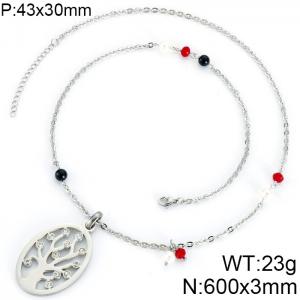 Stainless Steel Necklace - KN35204-K