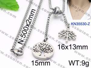 Stainless Steel Necklace - KN35530-Z