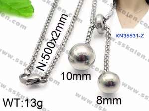 Stainless Steel Necklace - KN35531-Z