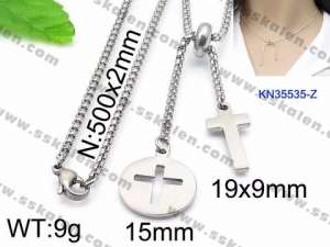 Stainless Steel Necklace - KN35535-Z