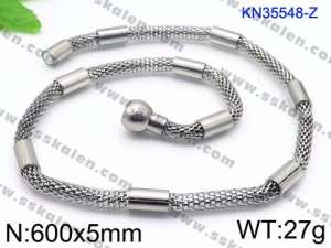 Stainless Steel Necklace - KN35548-Z