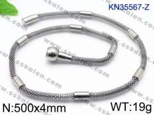 Stainless Steel Necklace - KN35567-Z