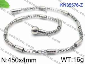 Stainless Steel Necklace - KN35576-Z