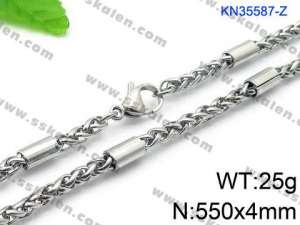 Stainless Steel Necklace - KN35587-Z