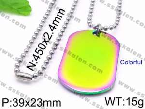 Stainless Steel Necklace - KN35649-Z