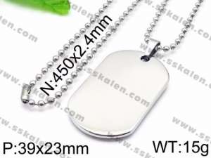 Stainless Steel Necklace - KN35662-Z