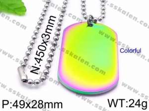 Stainless Steel Necklace - KN35671-Z