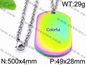 Stainless Steel Necklace - KN35673-Z