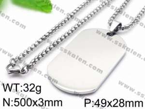 Stainless Steel Necklace - KN35680-Z