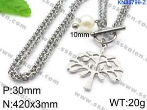 Stainless Steel Necklace - KN35799-Z