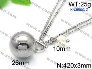 Stainless Steel Necklace - KN35803-Z