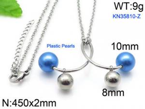 Stainless Steel Necklace - KN35810-Z