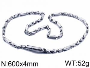 Stainless Steel Necklace - KN36003-K