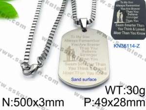 Stainless Steel Necklace - KN36114-Z