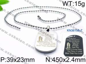 Stainless Steel Necklace - KN36158-Z