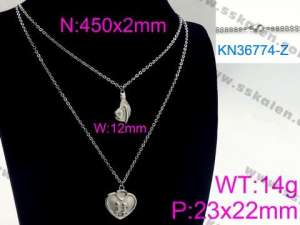 Stainless Steel Necklace - KN36774-Z