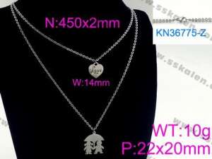 Stainless Steel Necklace - KN36775-Z