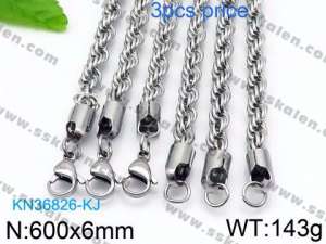 Stainless Steel Necklace - KN36826-KJ