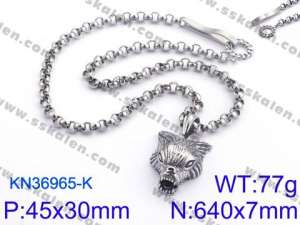 Stainless Steel Necklace - KN36965-K