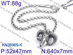 Stainless Steel Necklace - KN36969-K