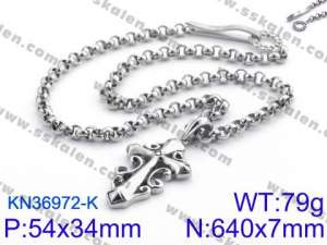 Stainless Steel Necklace - KN36972-K