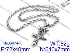 Stainless Steel Necklace - KN36974-K