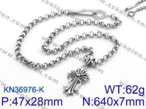 Stainless Steel Necklace - KN36976-K