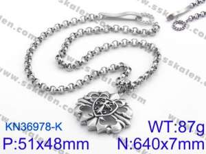 Stainless Steel Necklace - KN36978-K