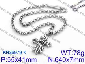 Stainless Steel Necklace - KN36979-K