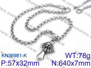 Stainless Steel Necklace - KN36981-K