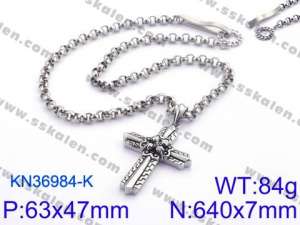 Stainless Steel Necklace - KN36984-K