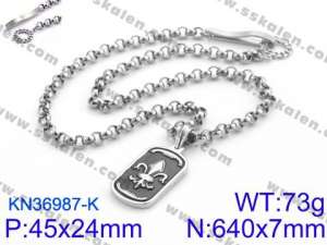 Stainless Steel Necklace - KN36987-K