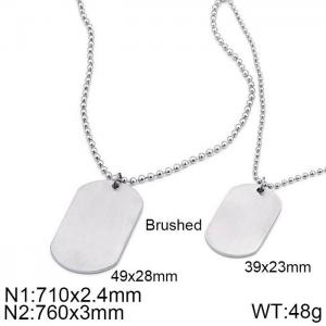 Stainless Steel Necklace - KN37533-Z
