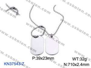 Stainless Steel Necklace - KN37543-Z