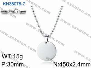 Stainless Steel Necklace - KN38078-Z