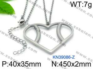 Stainless Steel Necklace - KN39086-Z