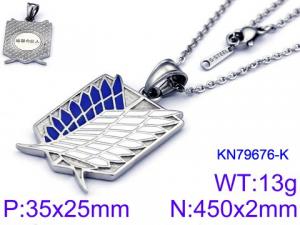 Stainless Steel Necklace - KN79676-K