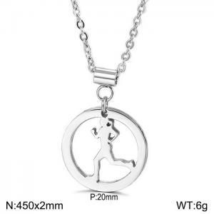Stainless Steel Necklace - KN80365-KC