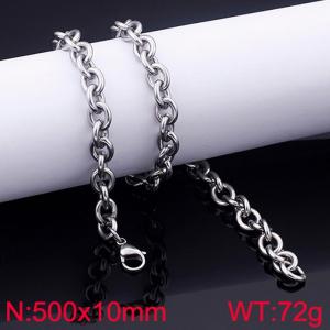 Stainless Steel Necklace - KN80642-Z