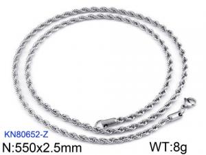 Staineless Steel Small Chain - KN80652-Z