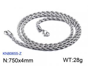 Stainless Steel Necklace - KN80655-Z