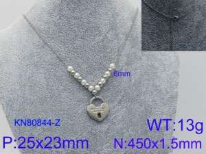 Stainless Steel Necklace - KN80844-Z