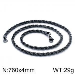 Stainless Steel Necklace - KN80883-K