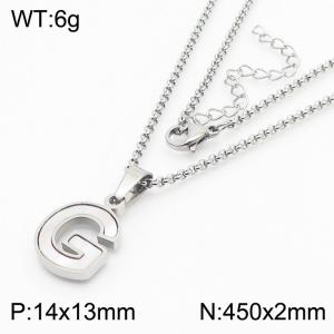 Stainless Steel Necklace - KN81185-K