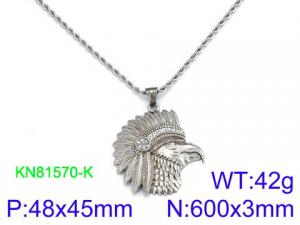 Stainless Steel Necklace - KN81570-K